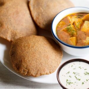 Kuttu Poori, Paneer Aloo sabji